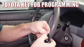 How to program 2000-2006 Toyota remote key fob