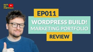 WordPress Marketing Portfolio Review - BIG & DEEP!