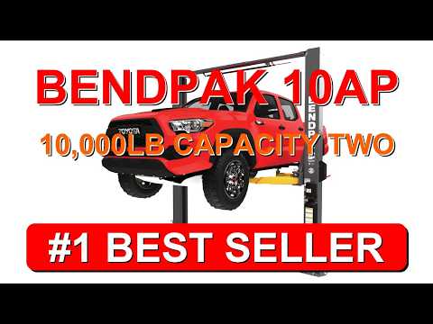 BendPak 10AP 10 000lb Capacity Two Post Truck Car Vehicle Automobile Lift Mechanic - B0C2ZYC62Z