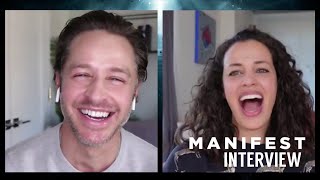 Manifest Season 3 - Josh Dallas & Athena Karkanis Aren't Wearing Pants?! | EXCLUSIVE video