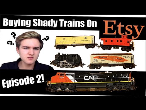 Buying Shady Model Trains on Etsy - Episode 2 - An Unusual Haul