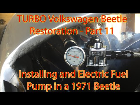 Installing an Electric Fuel Pump in a 1971 Beetle