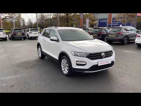 Approved Used Volkswagen T-Roc SE 1.0TSI 115PS in Pure White - DE68FLX