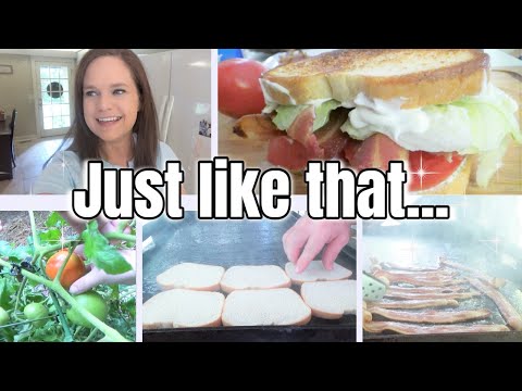 COOKING BLTs ON THE BLACKSTONE & CLEANING IT! | SOUTHERN FAMILY VLOG