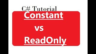 Const vs Readonly in C# (Explained with 5 Examples)