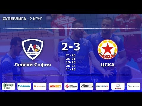 VC LEVSKI SOFIA vs CSKA (Superleague Round 2)