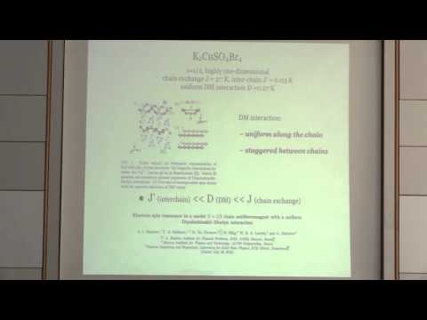 SPICE MAQM Workshop - Oleg Starykh - Unusual Phases of Antiferromagnetic Spin Chains