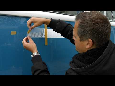 Montageanleitung  / Verklebeanleitung Folienplott  / Aufkleber Montageanleitung