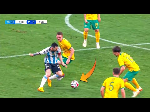 Messi Impossible Dribbling vs Australia