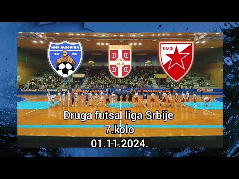 KMF JAGODINA - KMF CRVENA ZVEZDA 8:2 (2:2) Druga futsal liga Srbije 24/25 7.kolo