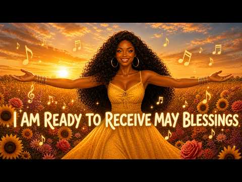 I am Ready To Receive May Blessings 🌸Positive Afrobeat Affirmations | Morning Activation