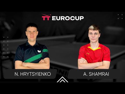 19:40 Nazarii Hrytsyienko - Andrii Shamrai 01.10.2024 TT Euro.Cup Ukraine Elite. TABLE 3