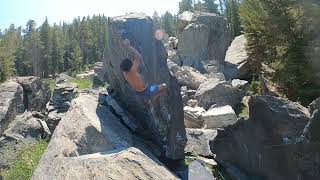 Video thumbnail: Knife Dance, V9 (sit). Way Lake