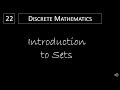 Discrete Math - 2.1.1 Introduction to Sets