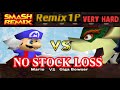 Smash Remix Classic Mode Remix 1P Gameplay With Mario VERY HARD No Stock Loss