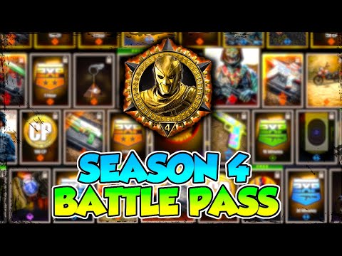 Season 4 Battle Pass Showcase - All Cold War/Warzone Battle Pass Items | No Commentary