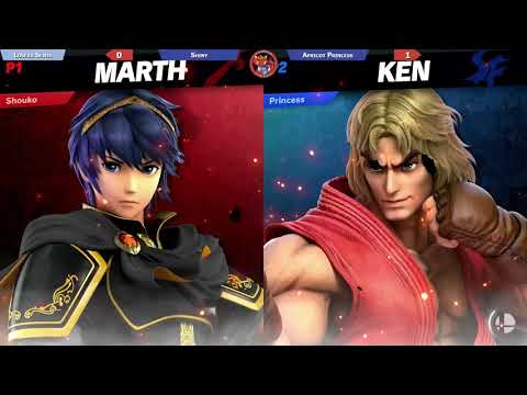 Tulsa Smash Ultimate Weekly #39 Losers Semis Shiny (P. Trainer, Marth) vs Apricot Princess (Ken)