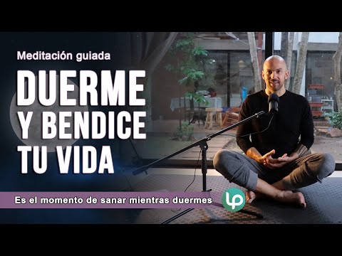 MEDITACIÓN PARA DORMIR y LIBERAR el ESTRÉS del DÍA (Sonido de lluvia) 🧘‍♂️ Sana mientras duermes