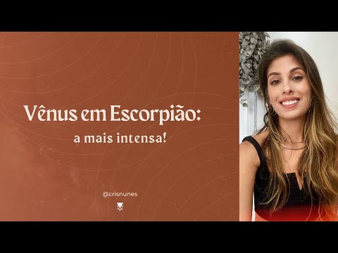 Vênus em Escorpião