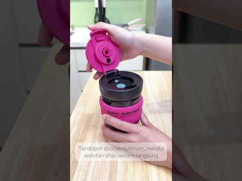 Gambar Appetite Sena Tumbler Mini Tritan Dengan Sedotan 500 ml - Hitam