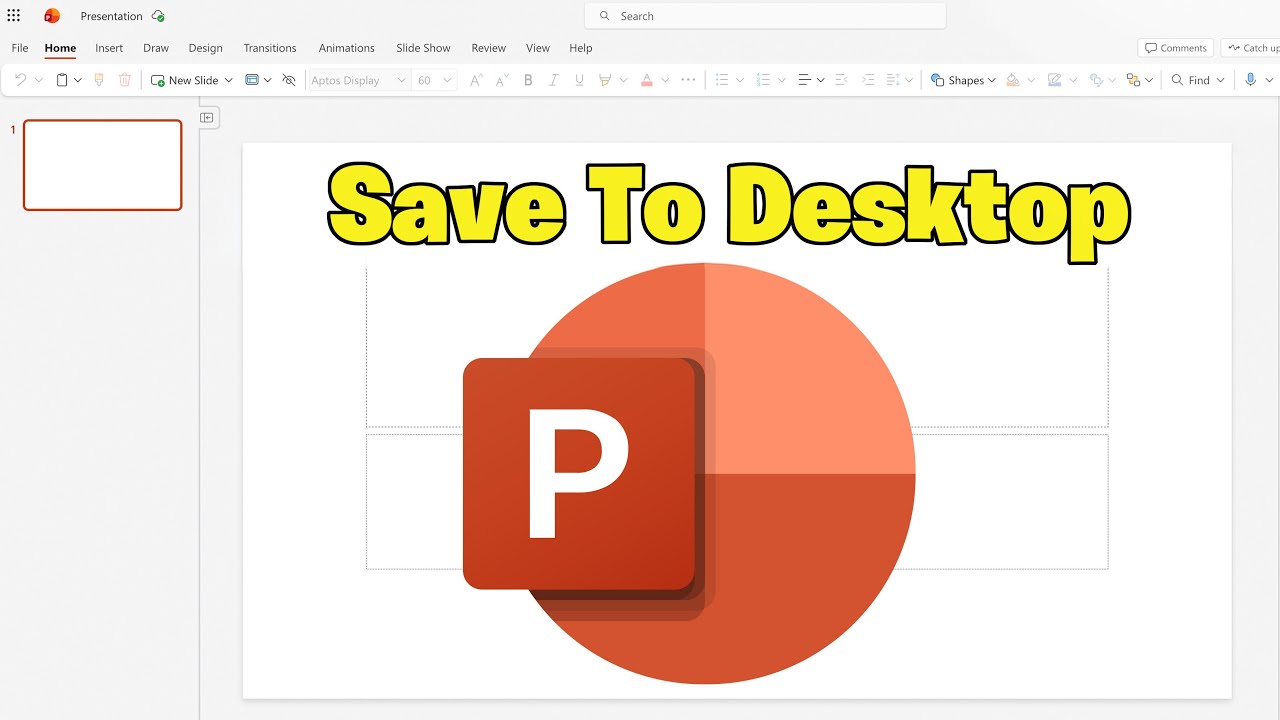 How To Save PowerPoint Presentation To Desktop - NEW 2026✅