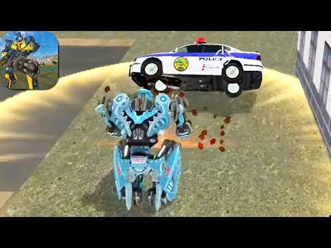 Robot Shark 2 / Android Gameplay HD (by Naxeex Robots)
