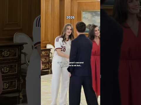 the first handshake of gavi and leonor hits different