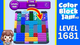 Soluzione del Livello 1681 di Color Block Jam