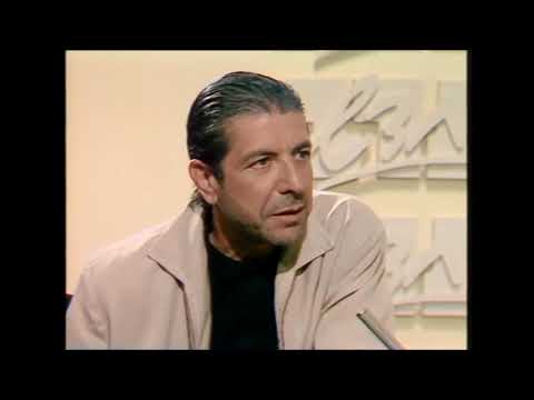 Leonard Cohen on Israeli TV, 1985, a rare interview