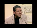 Leonard Cohen on Israeli TV, 1985, a rare interview