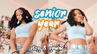 First Day of School grwm + vlog (Senior Year Edition)