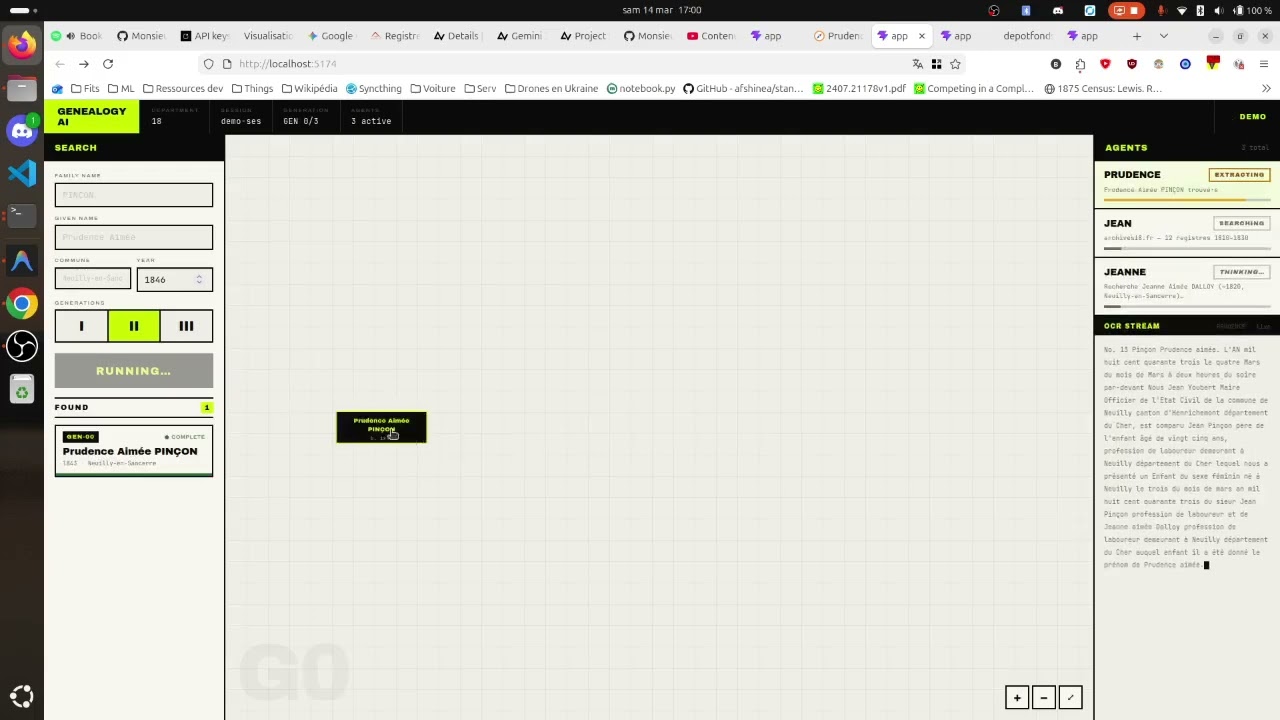 GenealogyAI project preview