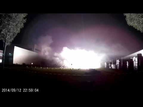 Winkeliersdemo Cafferata vuurwerk finale 2014 knallers