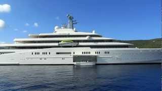preview picture of video 'Yacht Eclipse (Largest Yacht in the World) in Kefalonia Greece September 6, 2012'