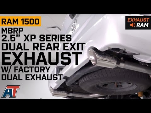2009-2018 Ram MBRP 2.5" XP Series Dual Rear Exit Exhaust System 5.7L Sound Clip & Install