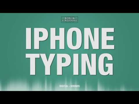 Iphone Typing SOUND EFFECT - Smartphone Keyboard Typing SOUNDS Iphone Texting SFX