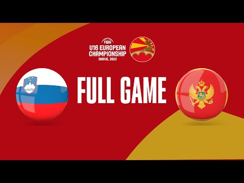 Slovenia v Montenegro | Full Basketball Game | FIBA U16 European Championship 2023