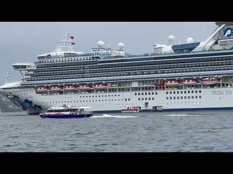 Thumbnail for Dimond Princess Cruise Ship, in Sydney.
