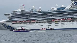 Dimond Princess Cruise Ship, in Sydney.