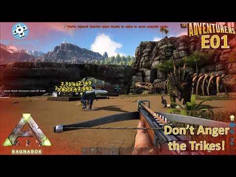 Ark: Return to Ragnarok - E01 Adventurer's vs Ragnarok - Ark Survival Evolved - Trike Disaster