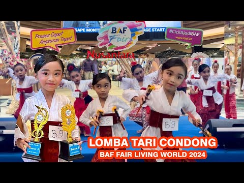 JUARA 3 LOMBA TARI CONDONG BAF FAIR GRIYA PRESTASI LIVING WORLD MALL DENPASAR 2024 AGUNG PRANAGITA