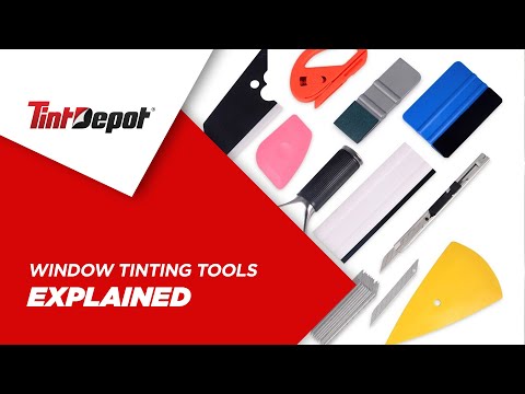 Window Tinting Tools Explained for Beginners