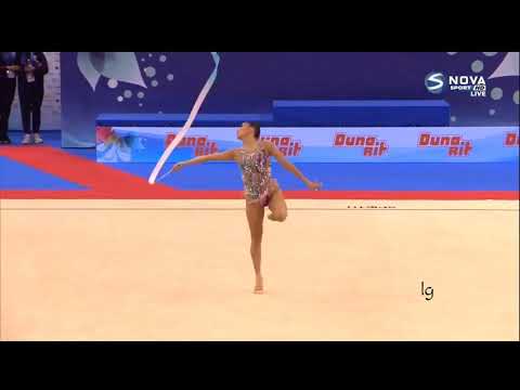 Natalia Garcia Ribbon AA Qualifications European Championships Varna 2021