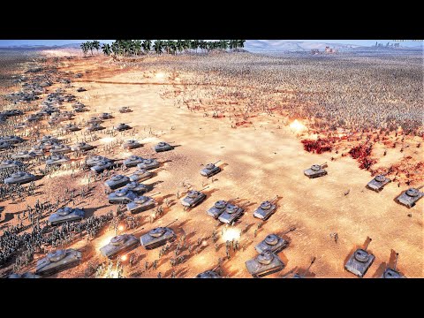 CAN 50.000 WW2 ARMY STOPS 1,500,000 MEDIEVAL ARMY -  Ultimate Epic Battle Simulator 2 UEBS 2