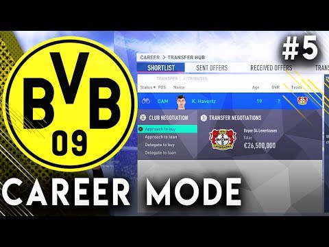 FIFA 19 Borussia Dortmund Career Mode EP5 - Should We Sign Kai Havertz?!