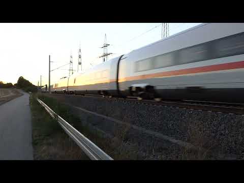 ICE 4 mit 250 Km/h @ Pulverdingen