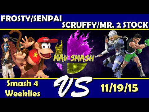 S@M 1 | Frosty/Senpai VS Scruffy/Mr2Stock - Smash 4