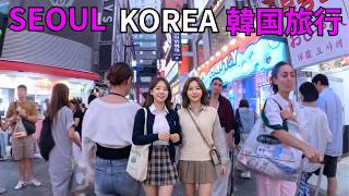 74] [4K] Seoul Korea Travel:  Myeongdong WALK: Seoul Korea Walking Tour #streetfood #Korea #walking
