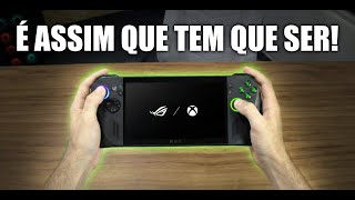 PEQUENO MAS DÁ CONTA DO SERVIÇO, ROG XBOX ALLY X TÁ TOP! (Análise completa)