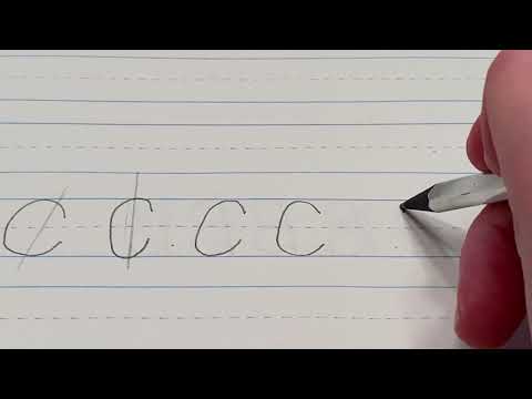 Capital "C" in cursive